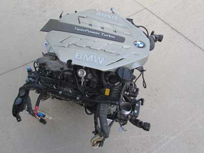 BMW 4.4L V8 Twin Turbo Engine N63B44A 11002212338 F10 550iX F12 650iX F01 750iX xDrive only2